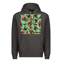 Smoke Christmas candy cane Premium Hoodie - NancyCooperArtShop