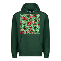 Sports Green Christmas candy cane Premium Hoodie - NancyCooperArtShop