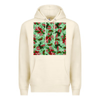 Tofu Christmas candy cane Premium Hoodie - NancyCooperArtShop