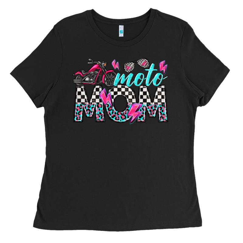 Moto Mom Ladies Tee by texasbilliewilder | Teevron