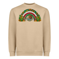 Mushroom mexican flag cactus and sunflowers rainbow Heavyweight Sweatshirt - Jasminsmagicworld