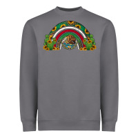 Storm mexican flag cactus and sunflowers rainbow Heavyweight Sweatshirt - Jasminsmagicworld