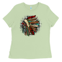 Matcha indian headdress Ladies Tee - JahusDesignShop