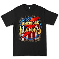 Black American honey 4th of july Premium Tee - CowGirlArtShop