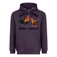 Plum Rise and Shine Mother Cluckers Heavyweight Hoodie - Bettercallsaul