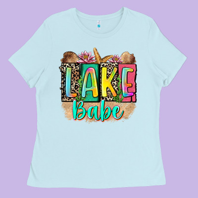 Lake Babe Ladies Tee Designed By Zillion Design Studio