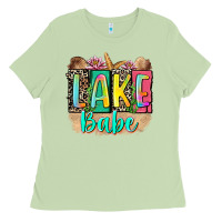Matcha lake babe Ladies Tee - Zillion Design Studio