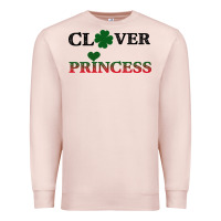 Pale Pink Clover Princess Premium Sweatshirt - Bettercallsaul