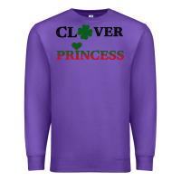 Purple Clover Princess Premium Sweatshirt - Bettercallsaul