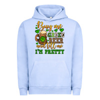 Pigment Grape Ice Buy me green beer and tell me i'm pretty Urban Hoodie - OliviaCreatesArt