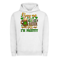 Pigment Lunar Rock Buy me green beer and tell me i'm pretty Urban Hoodie - OliviaCreatesArt