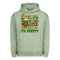 Pigment Oil Green Buy me green beer and tell me i'm pretty Urban Hoodie - OliviaCreatesArt