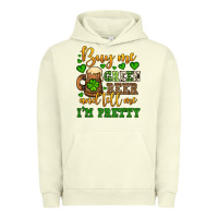 Pigment Pistachio Buy me green beer and tell me i'm pretty Urban Hoodie - OliviaCreatesArt