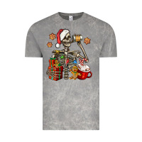 Cloud Rock christmas skeleton coffee Vintage Tee - Jasminsmagicworld