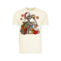 Vintage Arctic christmas skeleton coffee Vintage Tee - Jasminsmagicworld