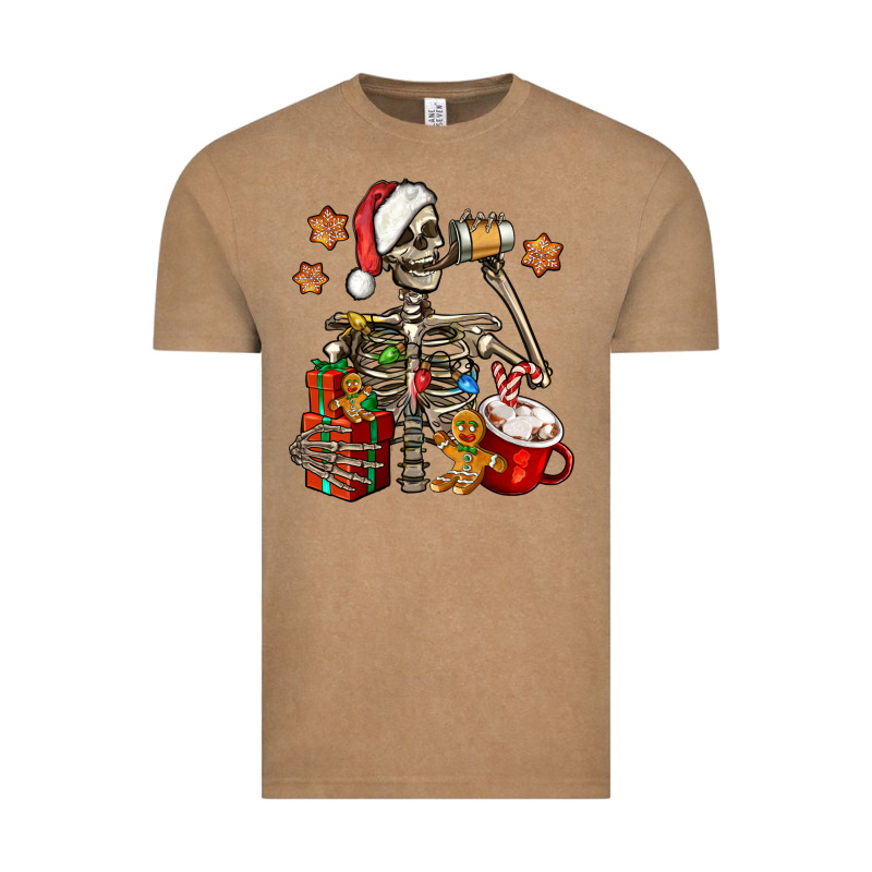 Christmas Skeleton Coffee Vintage Tee by Jasminsmagicworld | Teevron