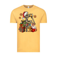 Vintage Mustard christmas skeleton coffee Vintage Tee - Jasminsmagicworld