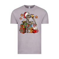 Vintage Zinc christmas skeleton coffee Vintage Tee - Jasminsmagicworld