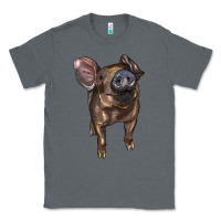 Charcoal Heather baby duroc pig Classic Tee - LillyAllenDesigns