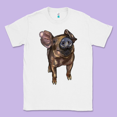 Baby Duroc Pig Classic Tee Designed By Lillyallendesigns