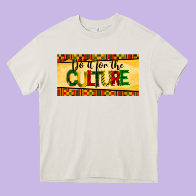 Do It For The Culture License Plate Heavy Core Tee Designed By Barkaloodesign