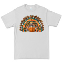 Dove Grey fall pumpkin rainbow Premium Tee - HRA Design Shop