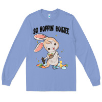 Colony Blue so hoppin boujee easter bunny  belt bag ins Long Sleeve Tee - MaliasSmallBusiness