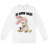 White so hoppin boujee easter bunny  belt bag ins Long Sleeve Tee - MaliasSmallBusiness
