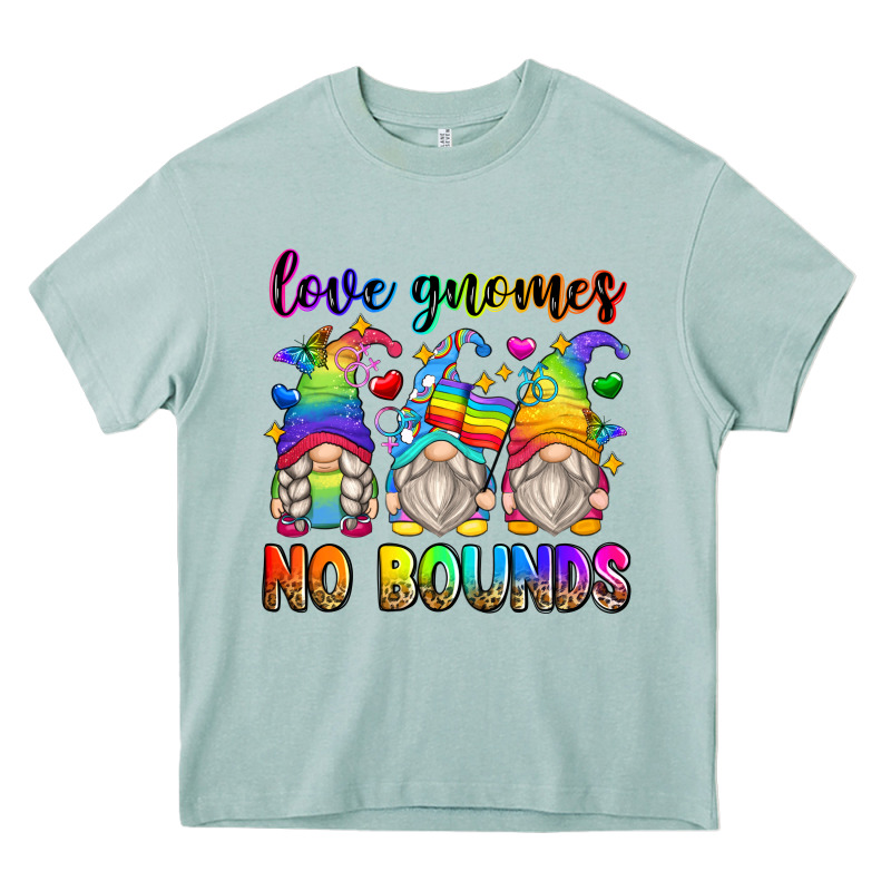 Love Gnomes No Bounds Heavy Core Tee by Zillion Design Studio | Teevron