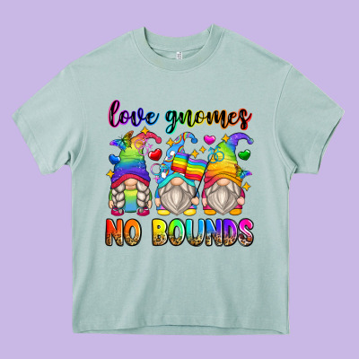 Love Gnomes No Bounds Heavy Core Tee Designed By Zillion Design Studio