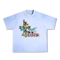 Grape Ice he is risen cross Urban Heavy Tee - BarkalooDesign