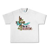 Lunar Rock he is risen cross Urban Heavy Tee - BarkalooDesign
