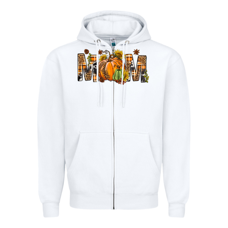Western Mom With Pumpkins Zipper Hoodie by BundleAndBundleShop | Teevron