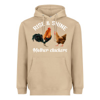 Mushroom Rise and Shine Mother Cluckers Heavyweight Hoodie - Bettercallsaul