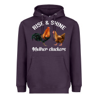 Plum Rise and Shine Mother Cluckers Heavyweight Hoodie - Bettercallsaul