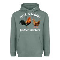 Sage Rise and Shine Mother Cluckers Heavyweight Hoodie - Bettercallsaul