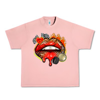Salmon race lips Urban Heavy Tee - AdoDesignShop