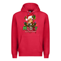 Cardinal Mooey Christmas Premium Hoodie - texasbilliewilder