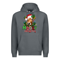 Rock Mooey Christmas Premium Hoodie - texasbilliewilder