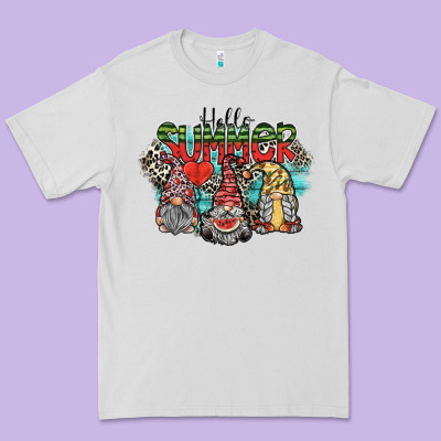 Hello Summer Premium Tee Designed By Sublimationcraftshop