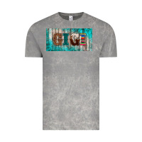 Cloud Rock western turquoise gigi license plate Vintage Tee - BarkalooDesign