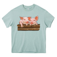 Arona barn pigs Heavy Core Tee - RanaPortraitStore