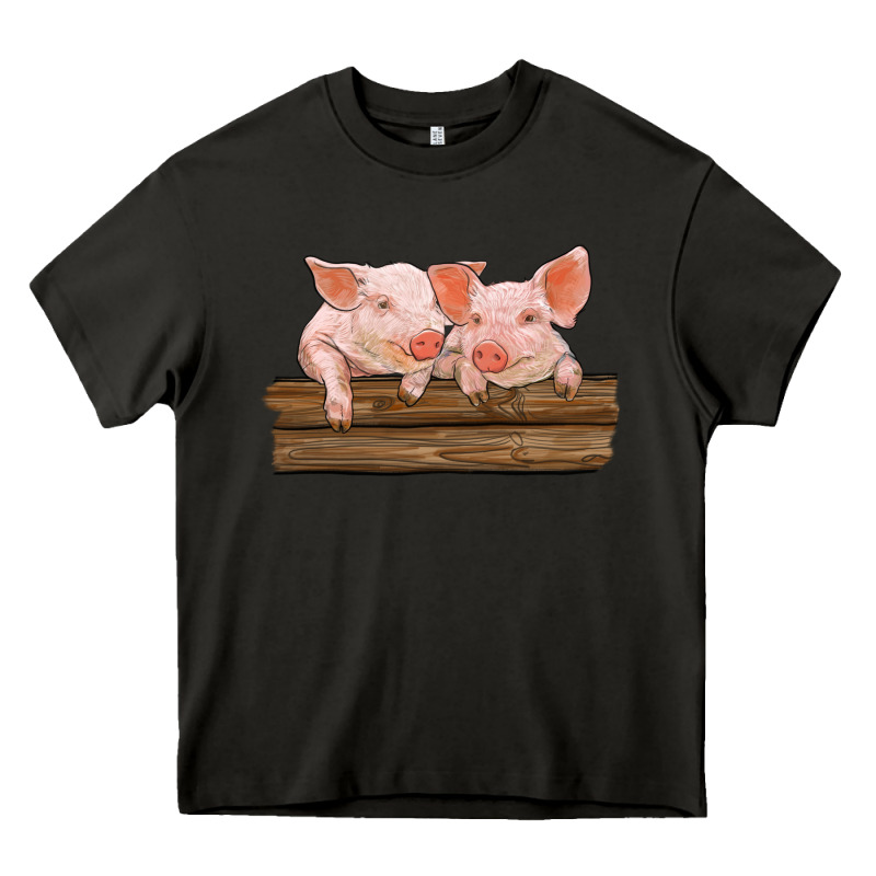 Barn Pigs Heavy Core Tee by RanaPortraitStore | Teevron