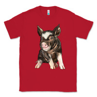 Red baby berkshire pig Classic Tee - LillyAllenDesigns