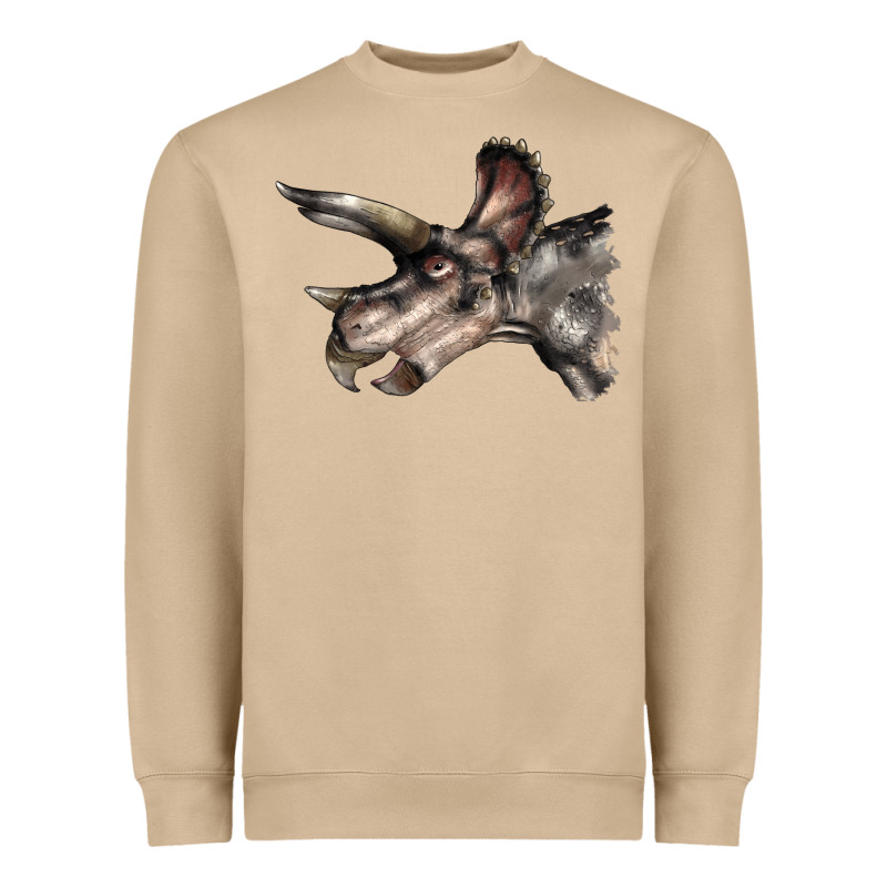 Triceratops Horridus Face Heavyweight Sweatshirt by LillyAllenDesigns | Teevron