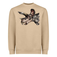 Mushroom Triceratops Horridus Face Heavyweight Sweatshirt - LillyAllenDesigns