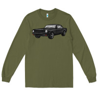 Army Green classic car Long Sleeve Tee - MaliasSmallBusiness