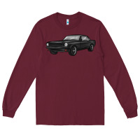 Burgundy classic car Long Sleeve Tee - MaliasSmallBusiness