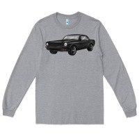 Heather Grey classic car Long Sleeve Tee - MaliasSmallBusiness