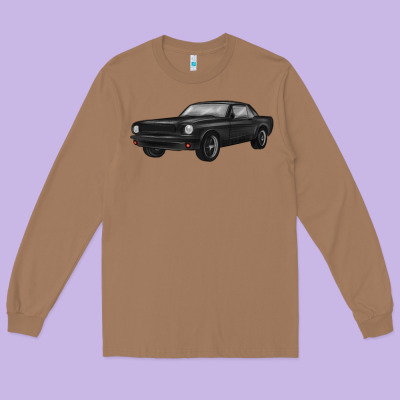 Classic Car Long Sleeve Tee Designed By Maliassmallbusiness